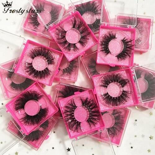False Eyelashes Wholesale 25mm Thick Full Strip Lashes Mink Bulk 5D Mink Eyelashes Boxes Case Vendors Long Fake Lashes Boxes