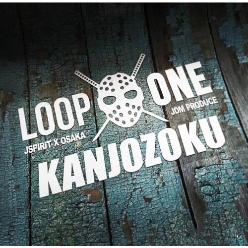 Car Stickers Graphic Automobile Body Decal Engine Hood Window Front Rear Windshiled Decals for KANJOZOKU Loop One OSAKA