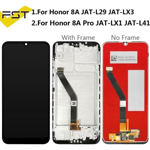 6.09''For Huawei Honor 8A/Honor Play 8A JAT-L29 JAT-L09 LCD Display Screen Frame+Touch Panel Digitizer For Honor 8A Pro JAT-L41