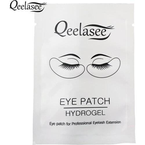 Qeelasee 20/50/100 Pairs Lint Free Under Eye Patches Hydrogel Gel Eye Pads High Quality Eye Patches for Eyelash Extension