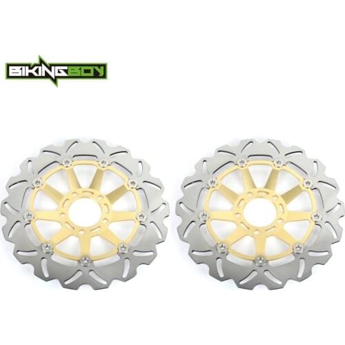 BIKINGBOY For Suzuki GSX-R 750 1985 1986 1987 GSX-R 750 R 86 87 Front Brake Discs Disks Rotors 300mm Stainless Steel Motorcycle