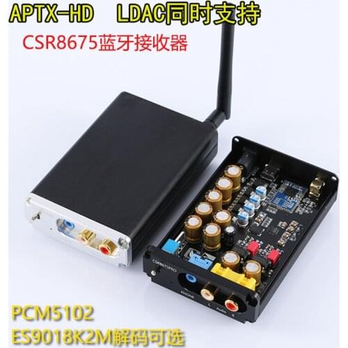 CSR8675 Audio Bluetooth ES9018 5.0 Lossless Decoding Board APTX HD Wireless Audio Receiver LDAC