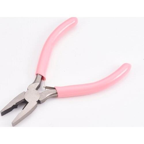 Carbon Steel Jewelry Pliers Flat Nose Pliers Polishing Jewelry Making Tools 11.5x7.6x0.9cm