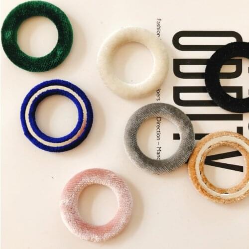 Plush ring diy earrings jewelry making supplies hand made jewelry findings