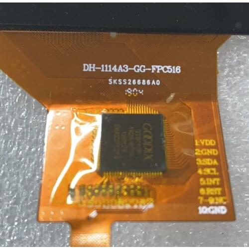 11.6 Inch Black touch screen For DH-1114A3-GG-FPC516 Capacitive touch screen panel repair replacement parts