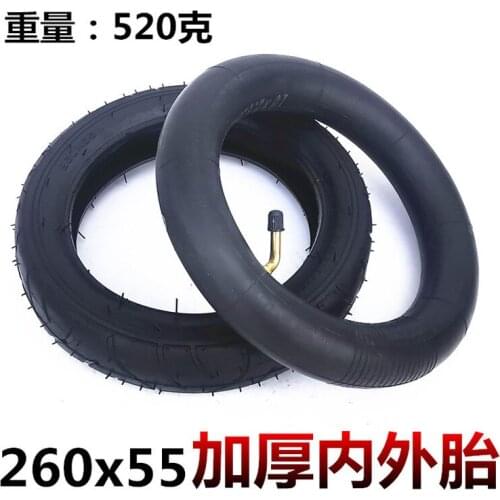 Tires 260x55 Tyre&inner Tube Fits Children Tricycle, Baby Trolley, Folding Baby Cart, Electric Scooter, Childrens Bicycle