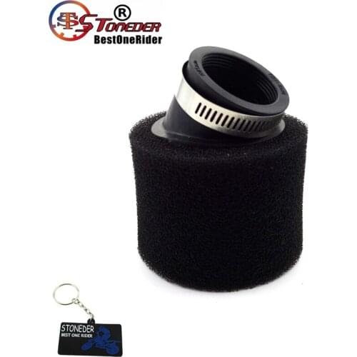 STONEDER 45mm Air Filter Clearner For 125cc 140cc 150cc Chinese Pit Dirt Motor Bike Motorcycle ATV Quad Motocross Buggy Go Kart