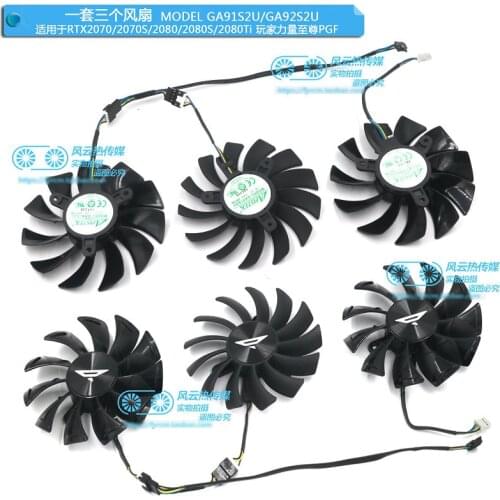 New Original for ZOTAC RTX2080Ti PGF RTX2070 RTX2070S RTX2080 RTX2080S Graphics Video Card Cooling Fan