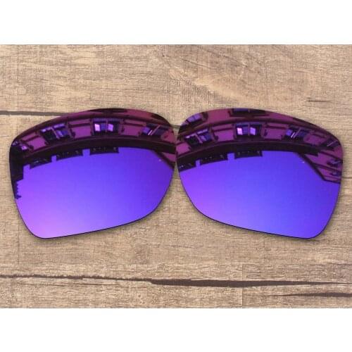 Vonxyz Violet Mirror Polarized Replacement Lenses for-Oakley Deviation Frame