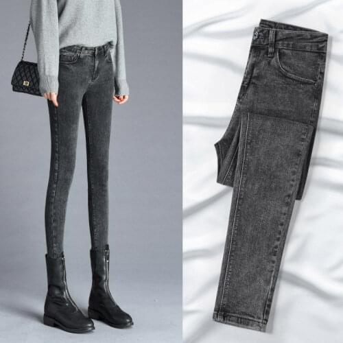 Woman Jeans Pants Autumn Winter Skinny Pantalones Vaqueros Mujer