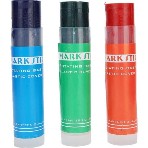 3PCS Lipstick type rotating High Purity Paraffin Three Colours Pig Marker Animal non-toxic Marking Crayon Livestock Identify Pen