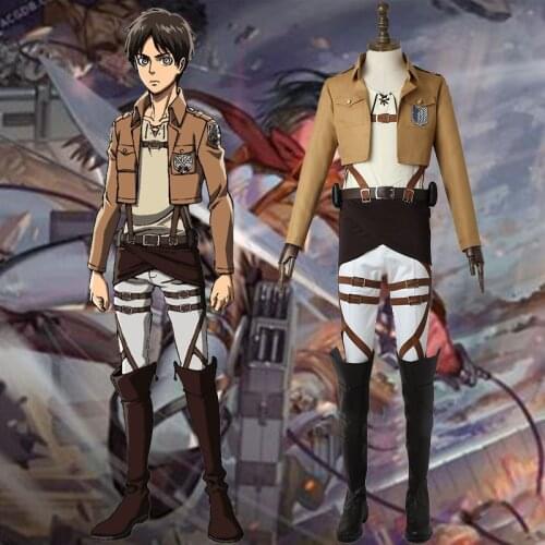 Anime Attack On Titan Bertolt Hoover Cosplay Costume Combat Uniform Suit Halloween/Party Role Play Clothing Custom-Make Any Size
