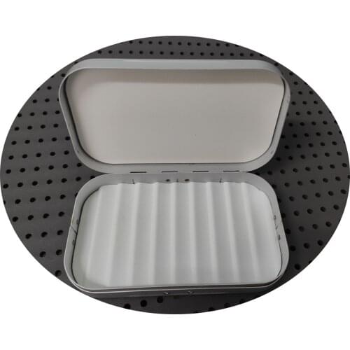 FREESHIP / Aluminum Fly Box, Ripple Foam and Flat Foam, Fly Fishing