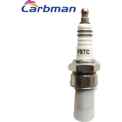 Carbman Spark Plug New F5TC/F7TC Plugs For Honda GX120 GX160 GX200 GX240 GX270 GX340 GX390 Engine Parts