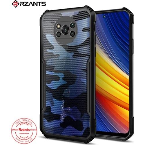 For Xiaomi Poco X3 NFC Case Airbag Case for Poco Phone X3 NFC Camouflage Acrylic PC+TPU Anti-knock Armor Back Cover