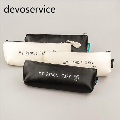 Devoservice Leather Cosmetic Bags