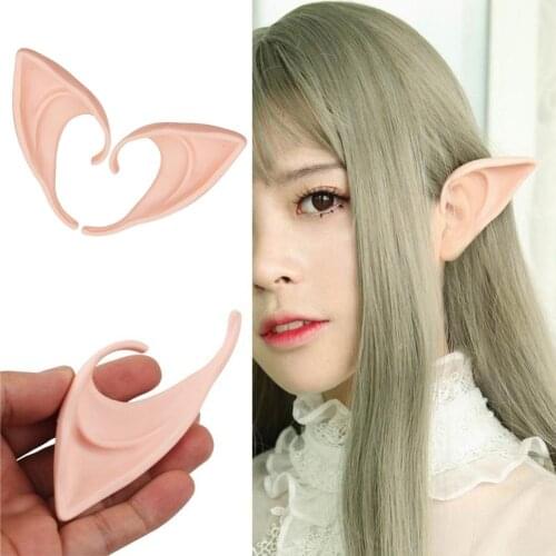 Halloween Glow in The Dark Fairy Cosplay Anime Fake Elf Ears Props Pixie Costume HOT