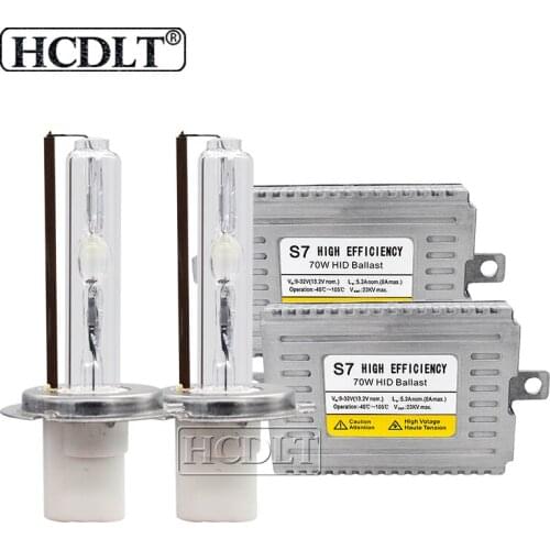 HCDLT 24V 75W Headlight HID Slim Ballast Kit For Truck H1 H3 H7 H11 HB3 HB4 D2H Car Retrofit Headlight Bulb 4300K 6000K 8000K