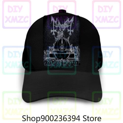 Norway Black Metal Baseball Cap Band Hats Mayhem Big