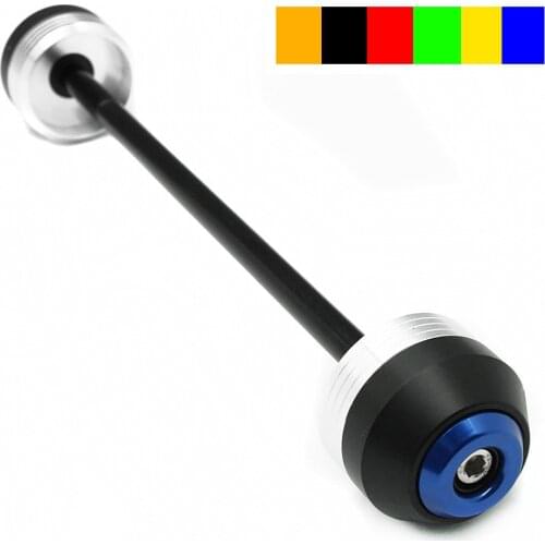 For SUZUKI GSXS GSX-S 750 1000 F GSR 600 GSX650F Front Axle Slider Fork Wheel Protector Crash Pad 2020 2019 2018 2017 2016 2015