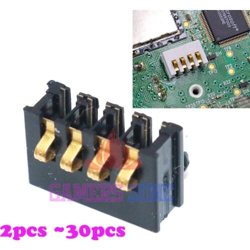 2pcs ~30pcs Battery Interface Power Charging Connector Battery Socket Plug for Xbox 360 Controller