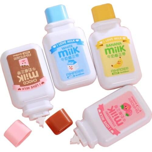 1pc Cute Correction Tape Kawaii Milk Style Corrective Tape Bullet Journal Accessories Korean Stationery Office School Supplies