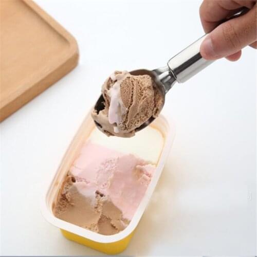 High Duty Stainless Steel Ice Cream Spoon Scoop Ice Ball Tools Kitchen Gadgets Accessories