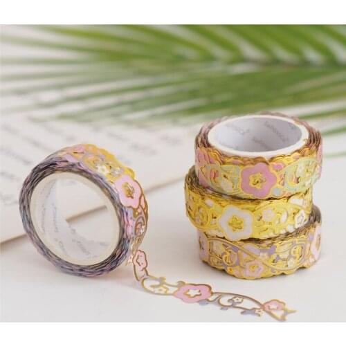 1 volume of Fanying gilded hollow out and paper tape creative hand account sticker DIY decorative hand account book