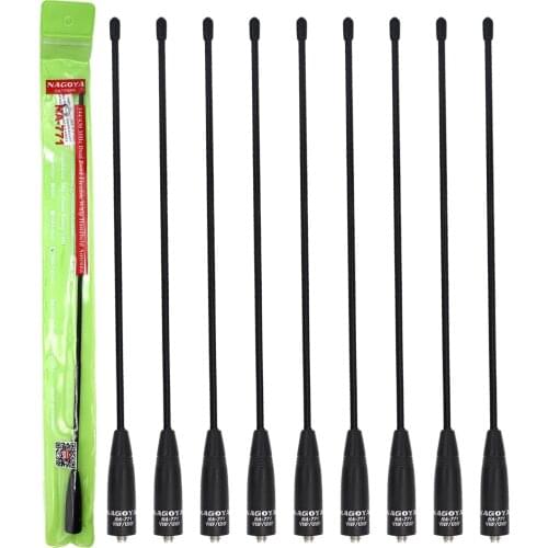 10pcs 100% Original Nagoya NA-771 Two Way Radio Antenna SMA Female for BaoFeng UV-5R UV-82 BF-888S UV-9R Walkie Talkie etc