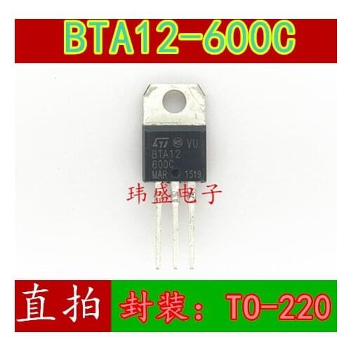10pcs BTA12-600 BTA12-600C TO-220