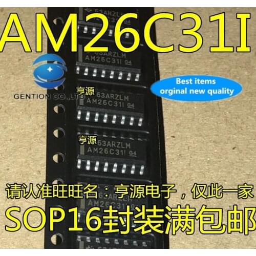 20PCS AM26C31CDR AM26C31IDR AM26C31I AM26C31C AM26C311 in stock 100% new and original