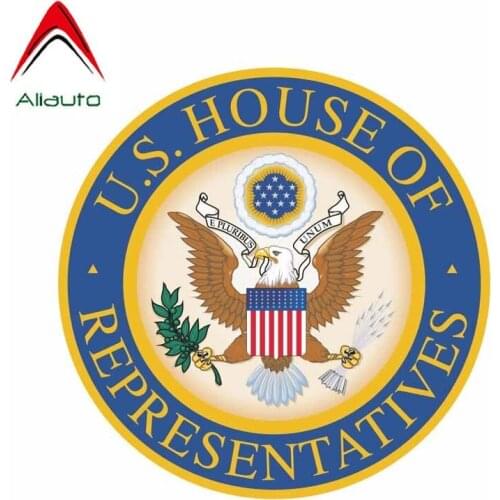 Aliauto Creative Car Sticker Automobile Styling US House of Representatives Window Waterproof Sunscreen Anti-UV Decal,11cm*11cm