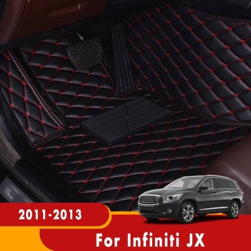 For Infiniti JX 2013 2012 2011 Car Floor Mats Carpets Custom Auto Foot Pads Automobile Covers Waterproof Protect Parts Rugs