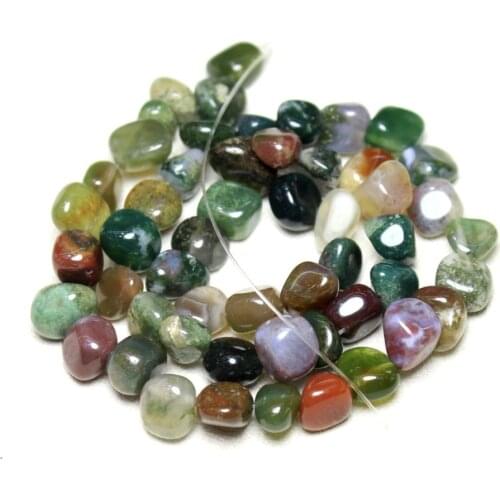 Wholesale 6-11mm Irregular Side Hole Natural India Agat Stone Beads For Jewelry Making DIY Bracelet Necklace Beads Strand 15