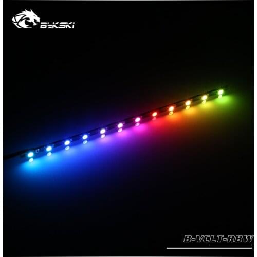 Bykski computer water cooling light building RBW Lighting strip for Lighting system 5V LED 70mm/100mm/150mm/200mm B-VCLT-RBW