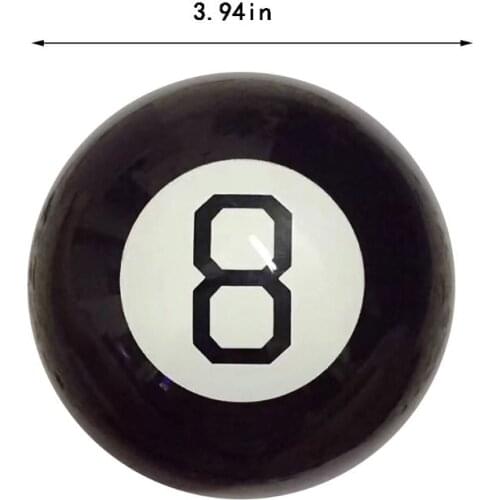 Black 8 Predict Magic Ball Party Prop Gift for Kids Portable Fun Spherical Toy