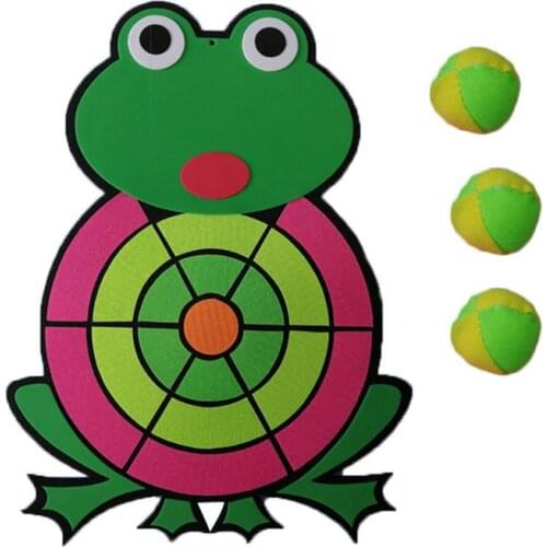 Toss Sticky Ball to Foam Darts Board Family Lawn Target Game Kids Children Sandbags Throwing Indoor Outdoor Sports Toy