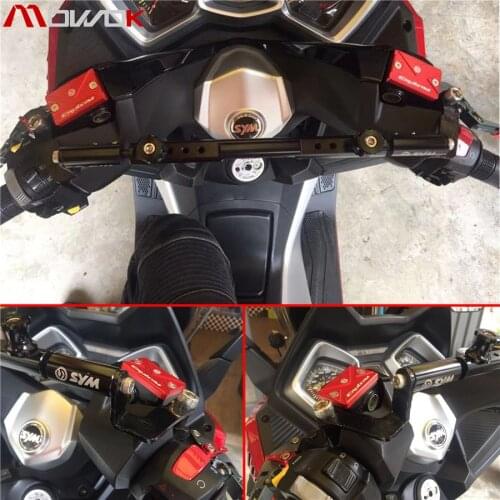 For SYM JOYMAX Z300 GTS300i CRUISYM 125 300 Motorcycle CNC Aluminum Balance bar Mobile phone stand balance bar With LOGO 'SYM