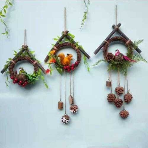 Artificial Wreath Decoration Wall Hanging Wall Hanging Living Room Wall Wall Decoration Interior Decoration Creative Home