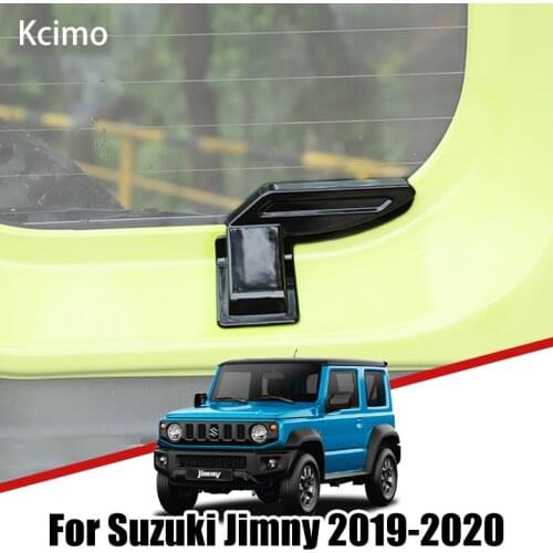 Kcimo Black Car Rear Windshield Heating Wire Decoration Cover Stickers for Suzuki Jimny 2019 2020 Interior Accessories