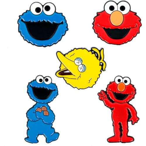 Cute Cartoon Enamel Lapel Pins Brooches Anime Clothes Bag Badges Kids Cosplay Collection Christmas Gift