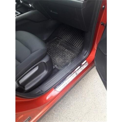 For Mazda CX-5 Cx5 Ke Kf 2013 2014 -2016 2017 - 2020 Door Sill Scuff Plate Welcome Kick Pedal Protection Car Styling Accessories