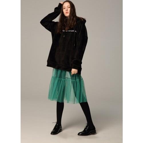 2021 newest women transparent petticoat single-layer mesh skirt fishtail skirt lace perspective high waist modern underskirt