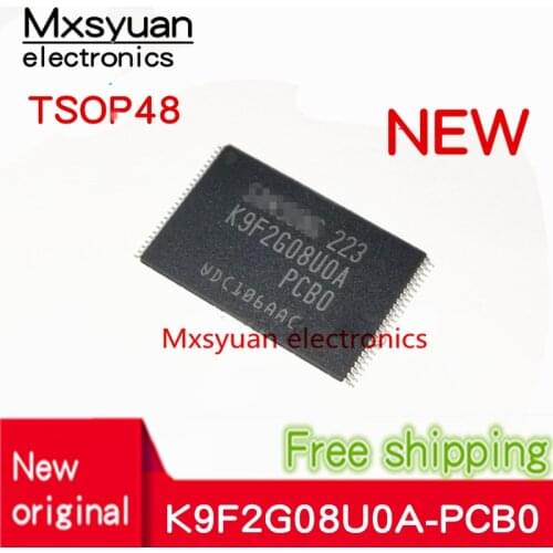 2pcs~10pcs/LOT K9F2G08U0A-PCB0 K9F2G08UOA-PCBO K9F2G08U0A-PCBOK9F2G08U0A K9F2G08UOA PCB0 TSOP48 New original Memory chip