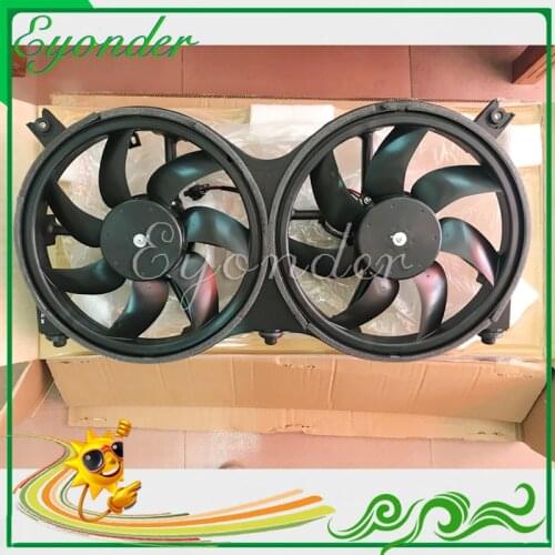 Cooling Radiator and Condenser Motor Fan Assembly for Nissan Pathfinder Infiniti QX60 JX35 Hybrid R52 L50 VQ35 21481-3JA2E