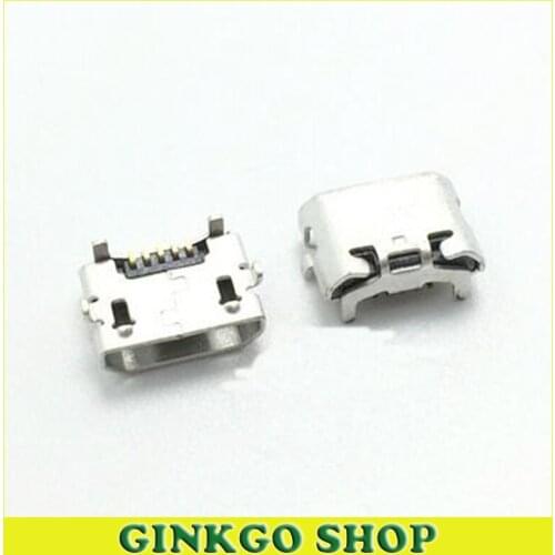 1000pcs/lot Ox Horn 2DIP Micro USB Connector Power Socket