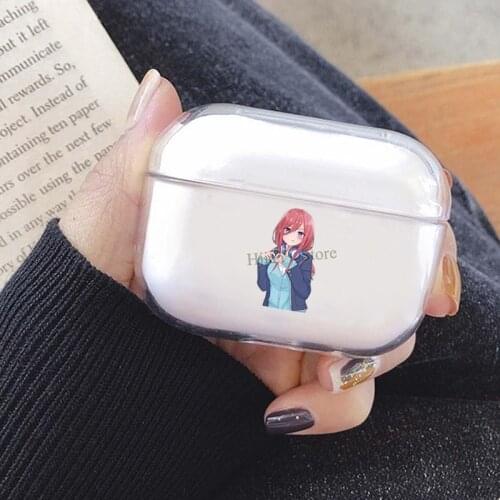 Quintessential Quintuplets TPU Cover Case For AirPods Pro Case Bluetooth Case For Airpod 3 Earphone Accessories Skin
