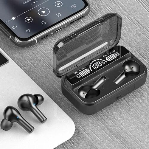 TWS Bluetooth 5.0 Earphones 2000mAh Charging Box Wireless Headphone HIFI Stereo Sports Waterproof Earbuds Headsets