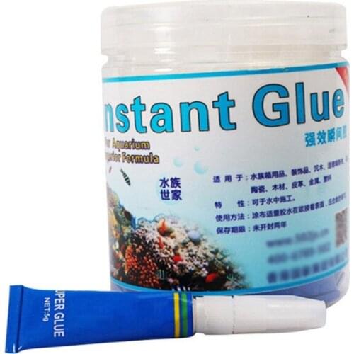1 Water Plants Moss Flue Special Formula Plant Fixing Instant Glue for Aquarium Box Strong Adhesive Glue Fish Tank Accessory