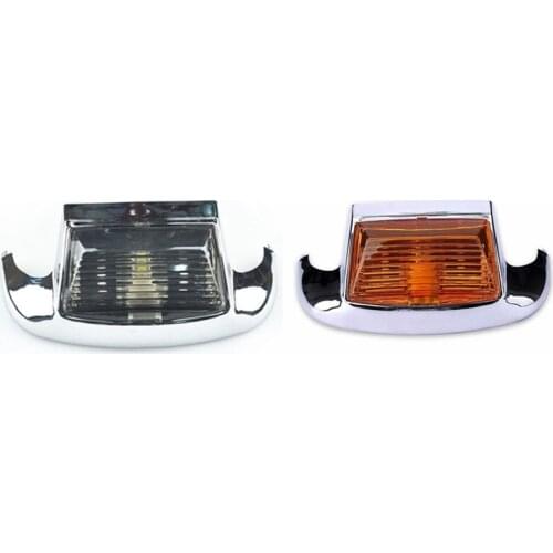 12v Amber Auxiliary Rear Fender Tip Light Motorcycle For Harley Electra Glide Softail FLHT Standard FLHS FLHR FLSTC Heritage